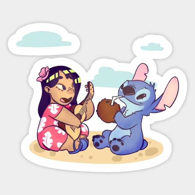 Lilo and Stitch Sticker by socialllama